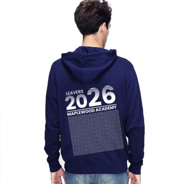   Leavers 2026 Maplewood Academy High School Graduate Name List Design Stars & Stripes Hood